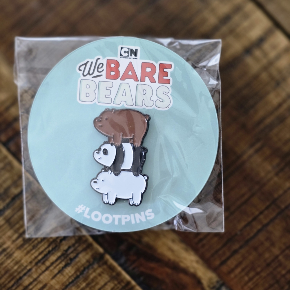 Loot Crate We Bare Bears Enamel Pin Collection